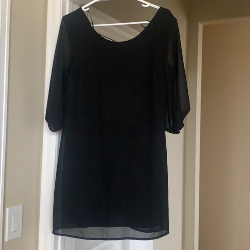 Black bow dress 👗
